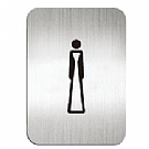 鋁質方形貼牌-女生洗手間-#610510S