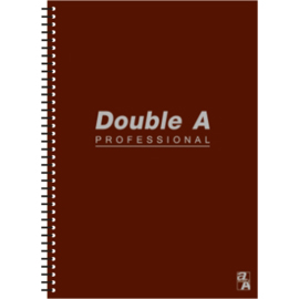 Double A A5線圈筆記本-辦公室系列(咖啡) DANB12176/本