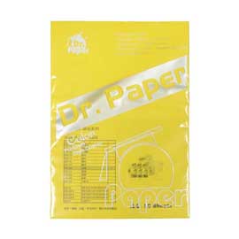 Dr.Paper 80gsm A4多功能色紙-深黃 50入/包 K80-210