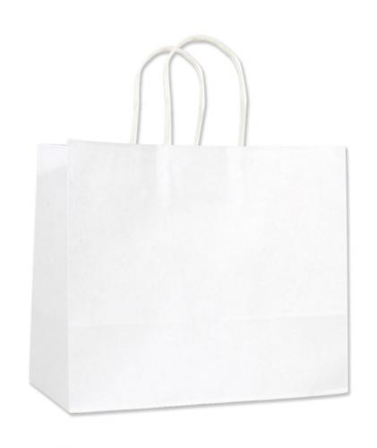 【300個批發】超聯捷 短白雙牛皮紙袋 宣導品 禮贈品 S1-PB-281524-WT