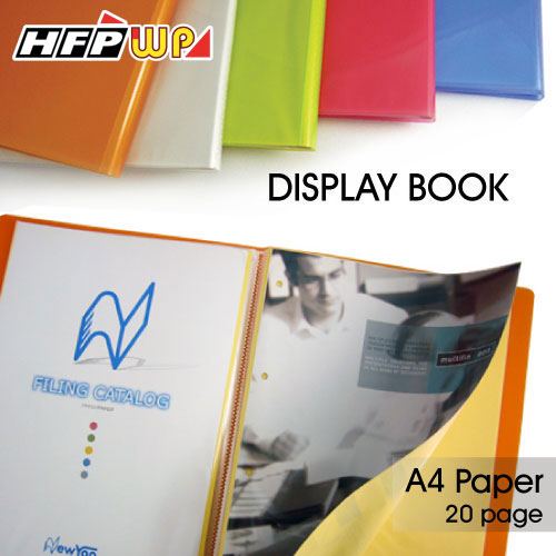 HFPWP 20頁資料簿有穿紙 版片加厚 透明斜紋 台灣製 T20